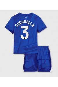 Chelsea Marc Cucurella #3 Babyklær Hjemme Fotballdrakt til barn 2025-26 Korte ermer (+ Korte bukser)